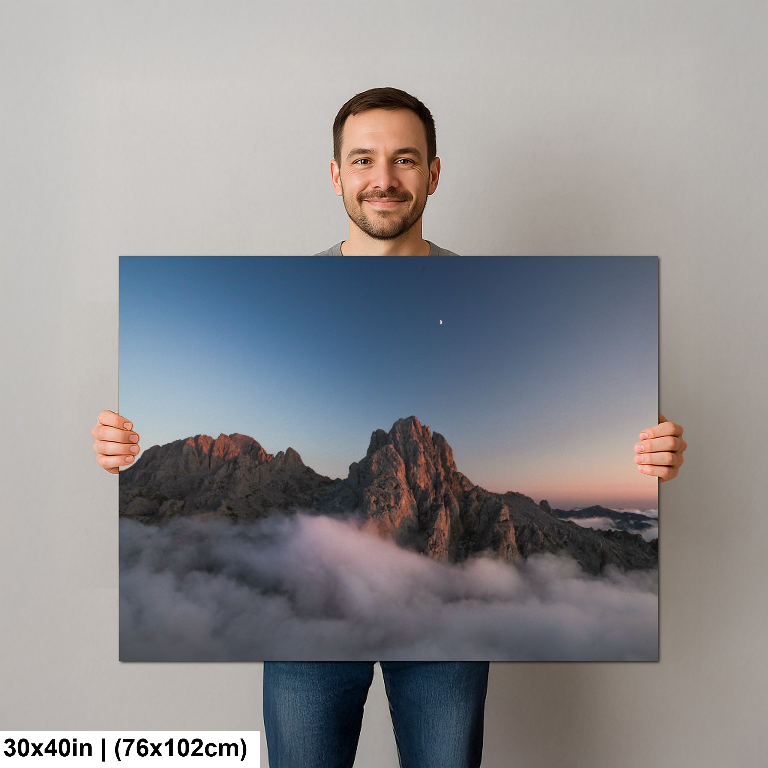 Sunset Mountaintop Picos de Europa Photography Print