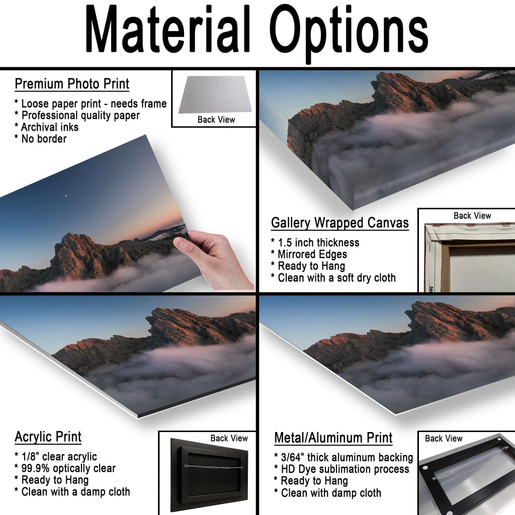 Sunset Mountaintop Picos de Europa Photography Print