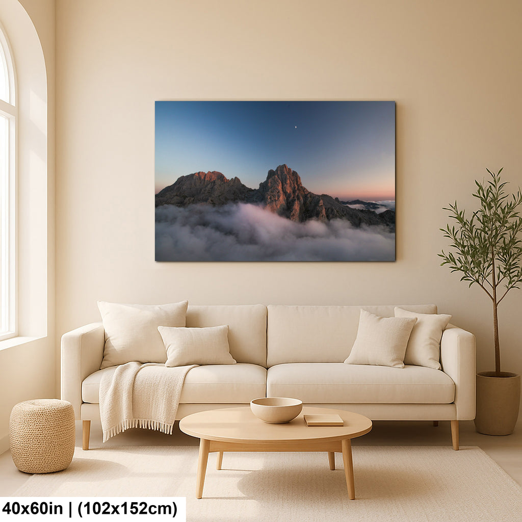 Sunset Mountaintop Picos de Europa Photography Print